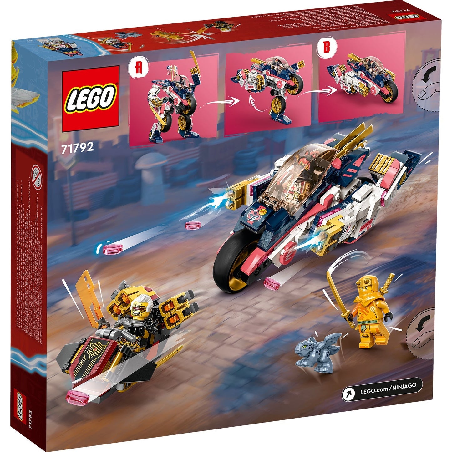 LEGO® NINJAGO® Sora’s Transforming Mech Bike Racer