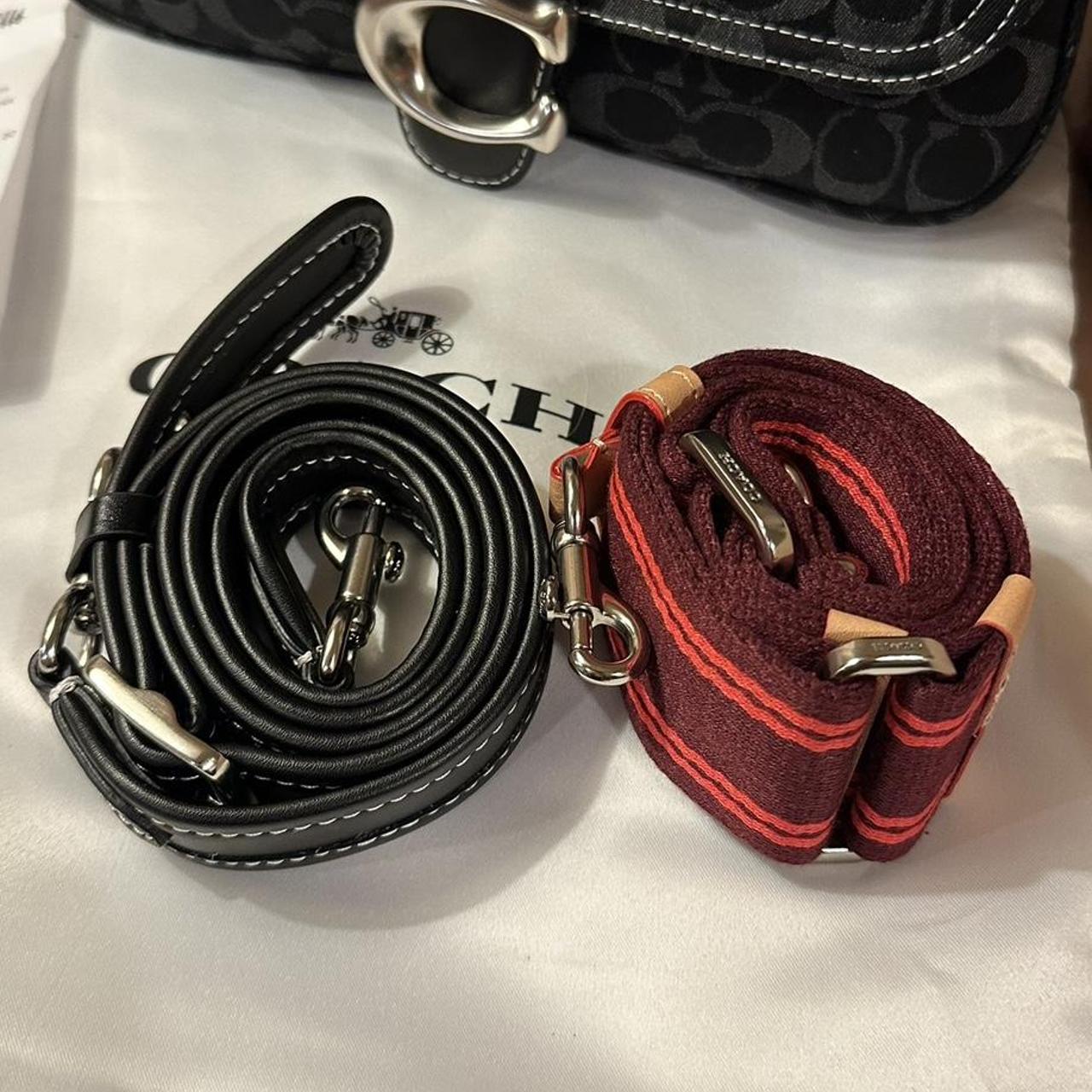 Coach Soft Tabby 26 Signature Denim Canvas Shoulder Bag