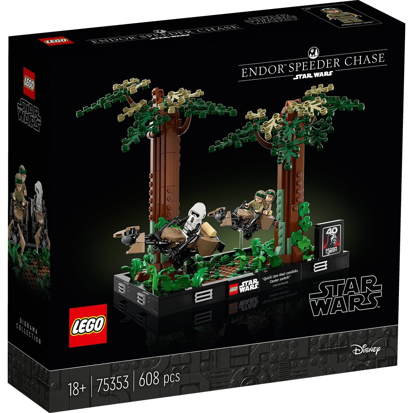 LEGO® Star Wars™ Endor™ Speeder Chase Diorama