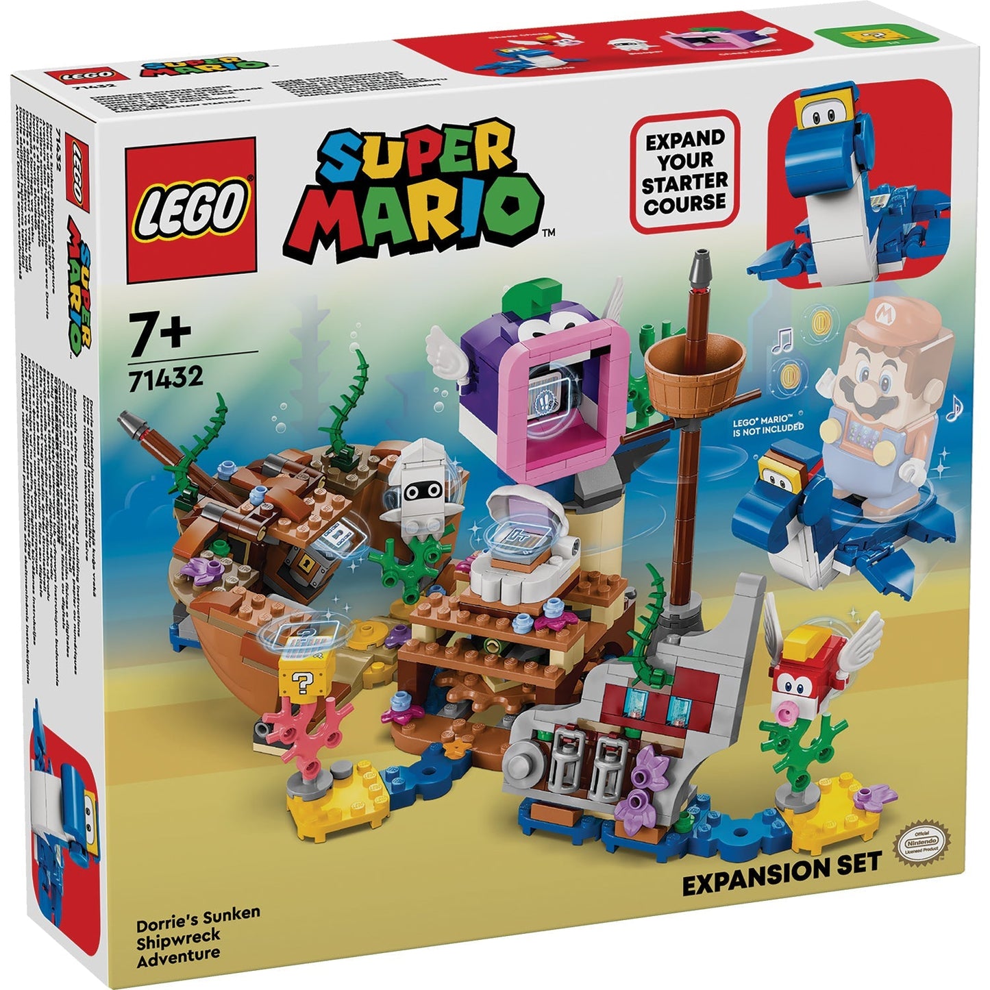 LEGO® Super Mario™ Dorrie's Sunken Shipwreck Adventure Expansion Set