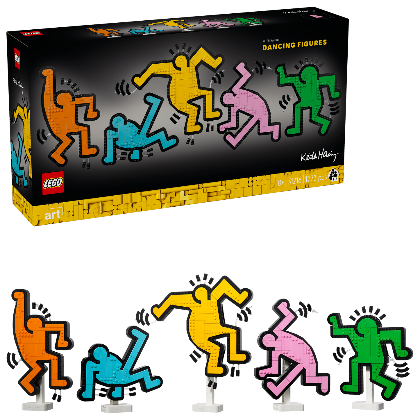 31216 Keith Haring - Dancing Figures