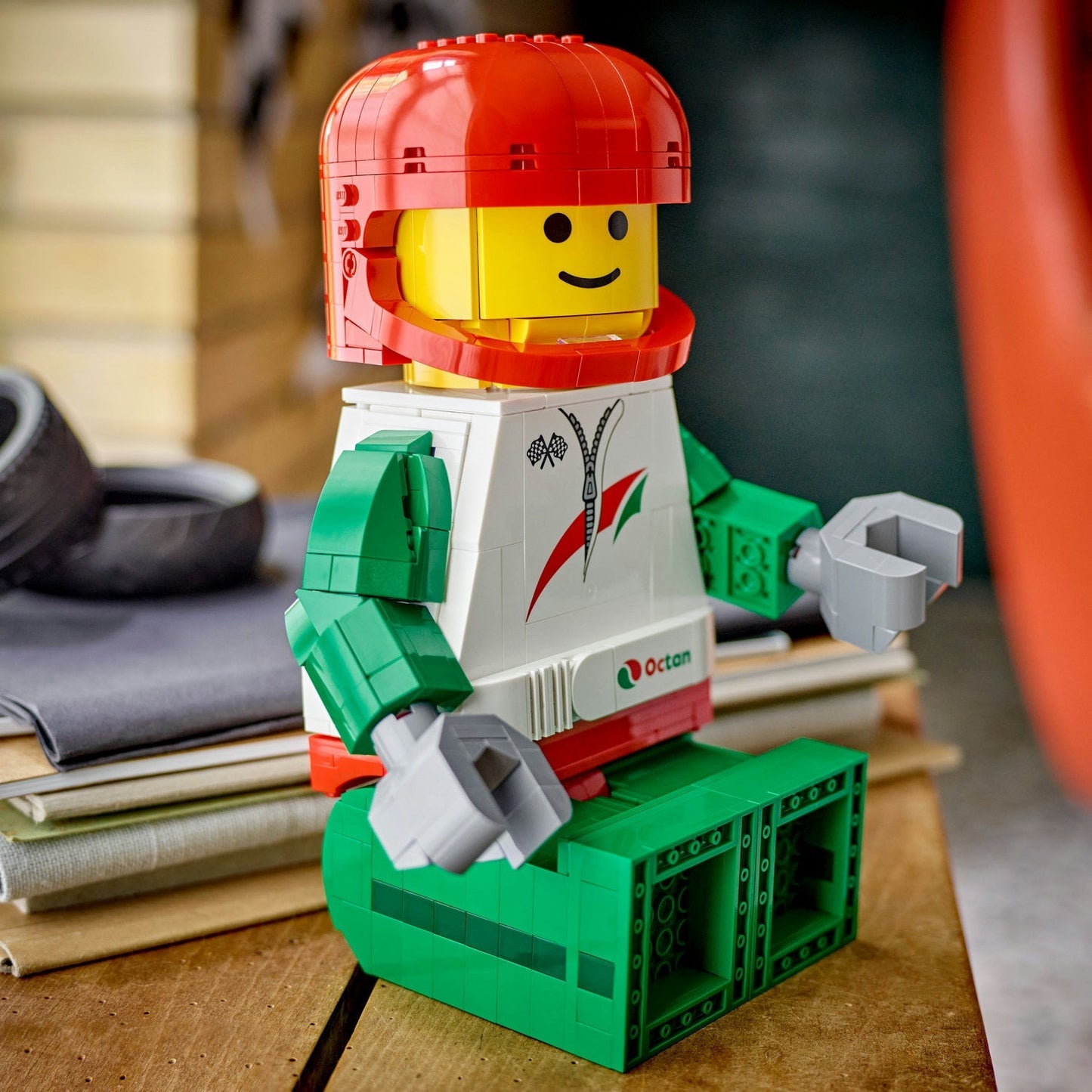 LEGO® Up-Scaled Racing Driver Minifigure