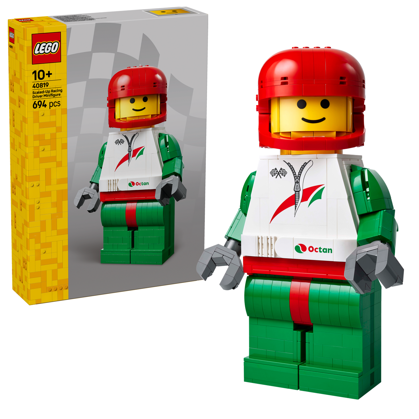 LEGO® Up-Scaled Racing Driver Minifigure