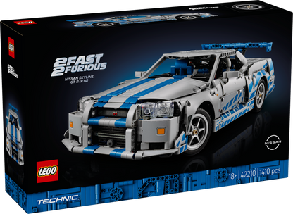 42210 2 Fast 2 Furious Nissan Skyline GT-R (R34) Car