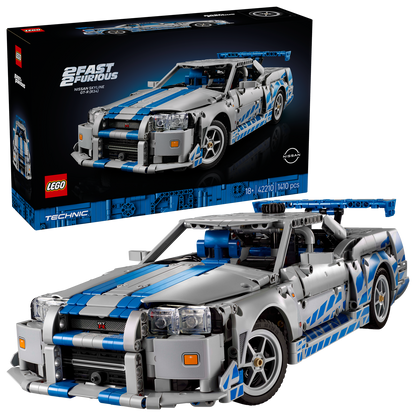 LEGO® Technic 2 Fast 2 Furious Nissan Skyline GT-R (R34) Car