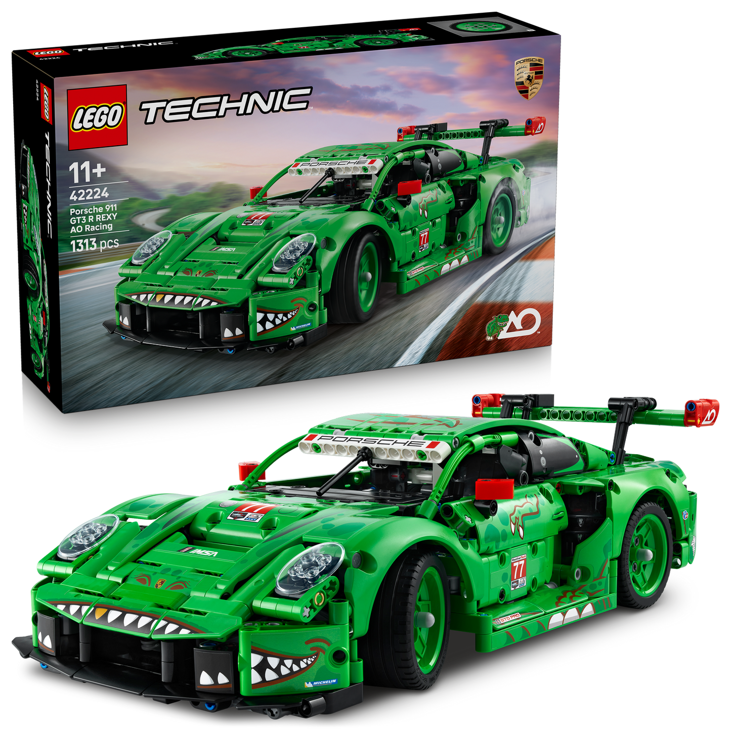 LEGO® Technic™ Porsche 911 GT3 R REXY AO Racing Car