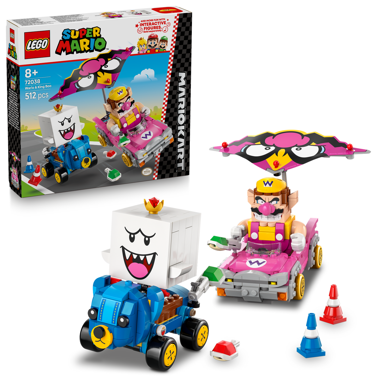 LEGO® Super Mario™ Mario Kart™ – Wario & King Boo