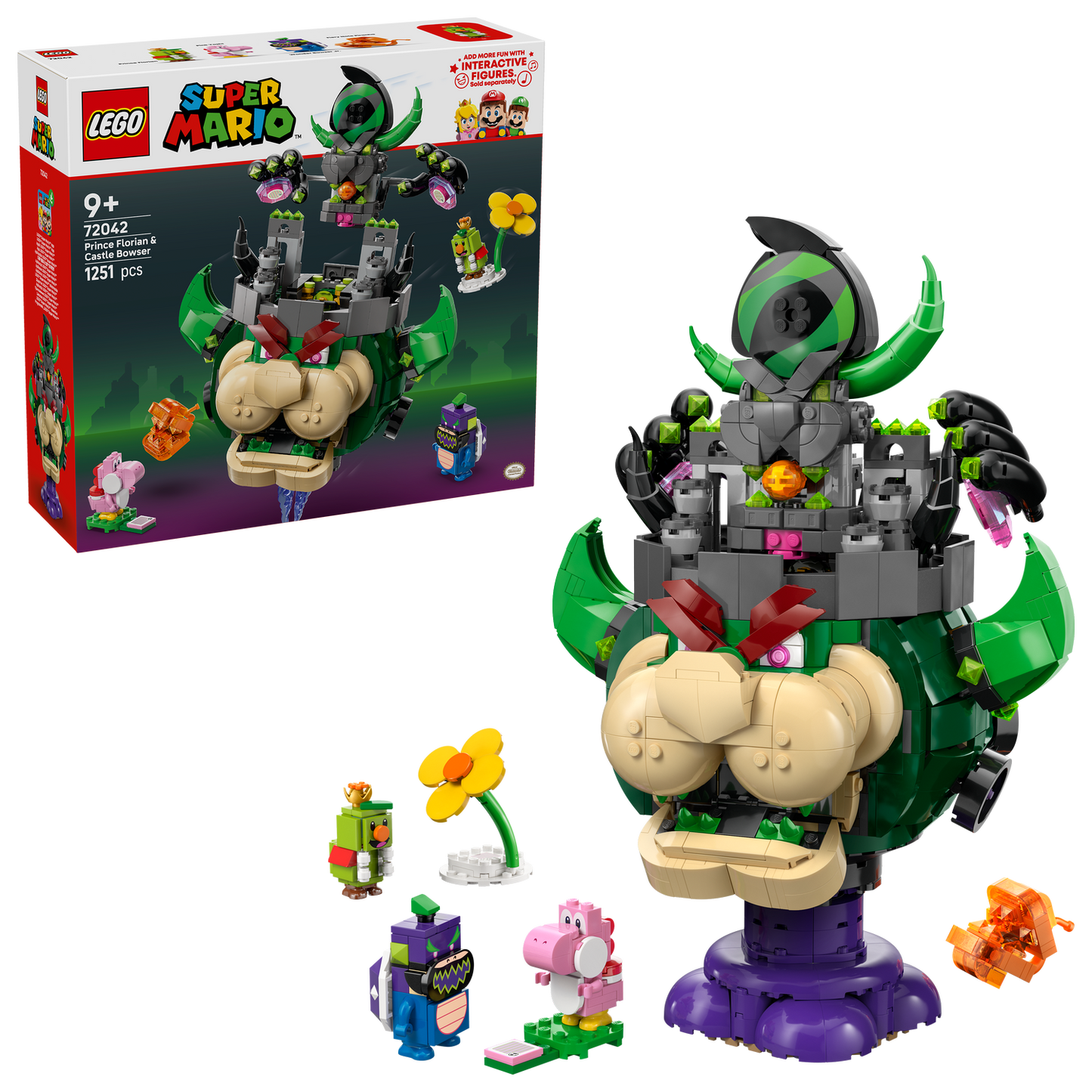 LEGO® Super Mario™ Prince Florian & Castle Bowser