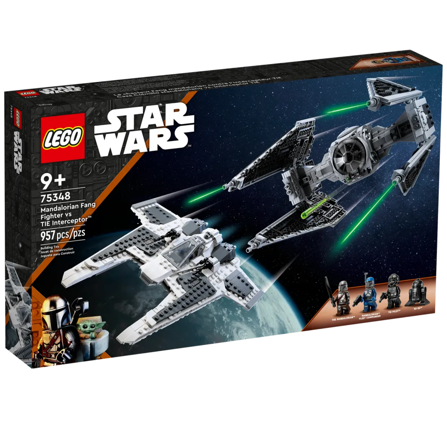 LEGO® Star Wars™ Mandalorian Fang Fighter vs. TIE Interceptor™