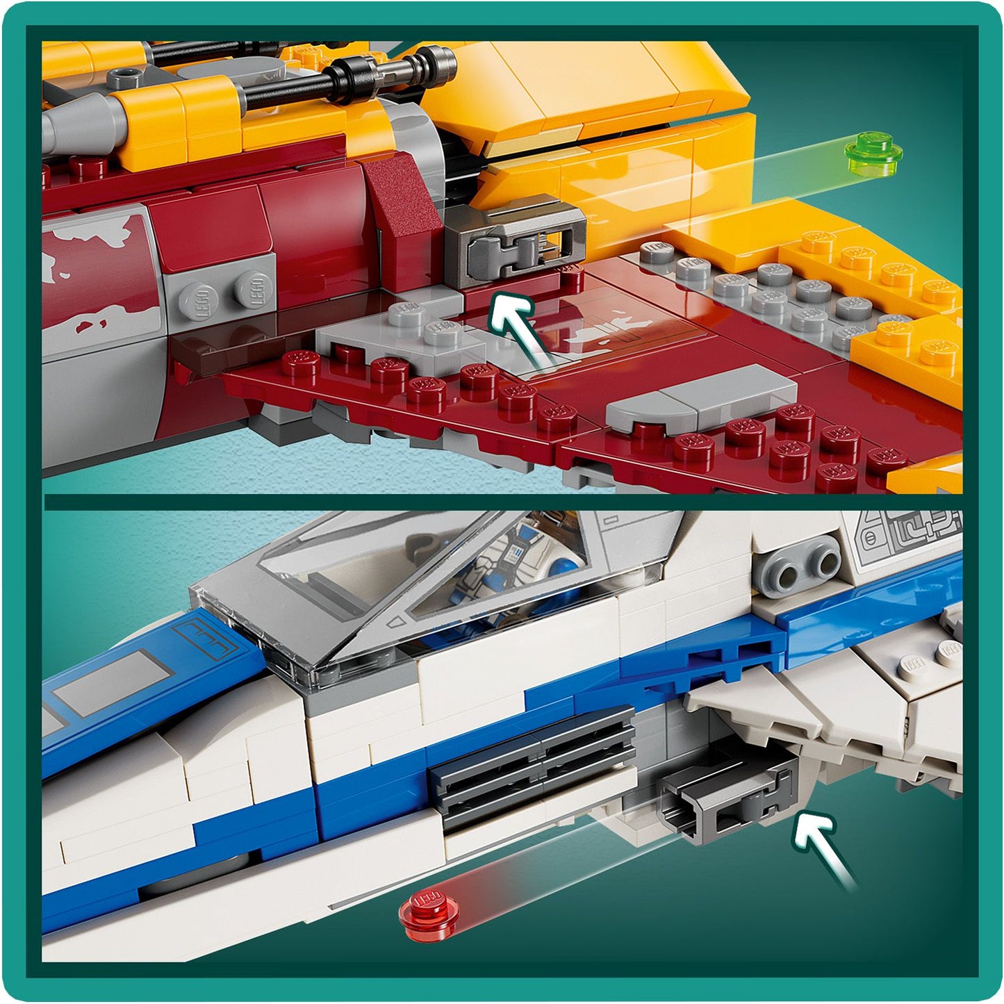 LEGO® Star Wars™ New Republic E-Wing™ vs. Shin Hati’s Starfighter™