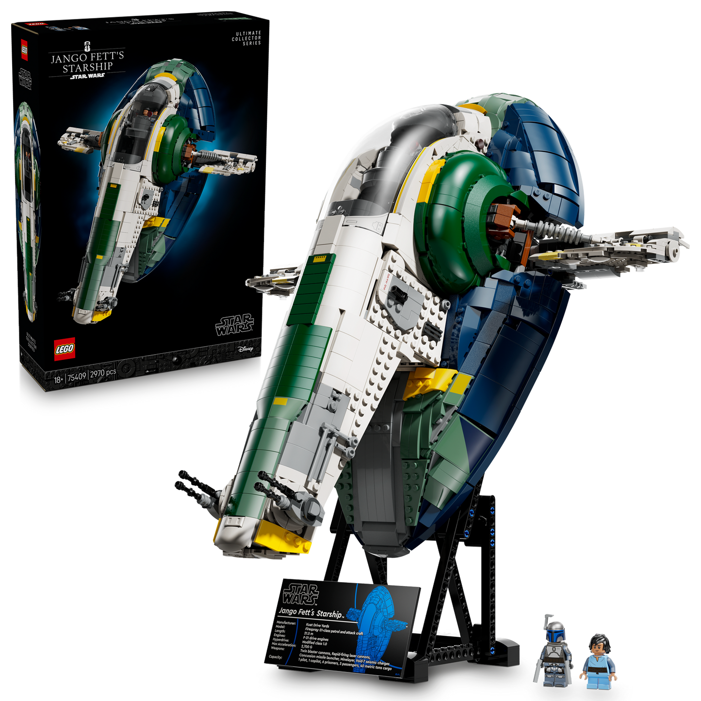 LEGO® Star Wars™ Jango Fett’s Firespray-Class Starship