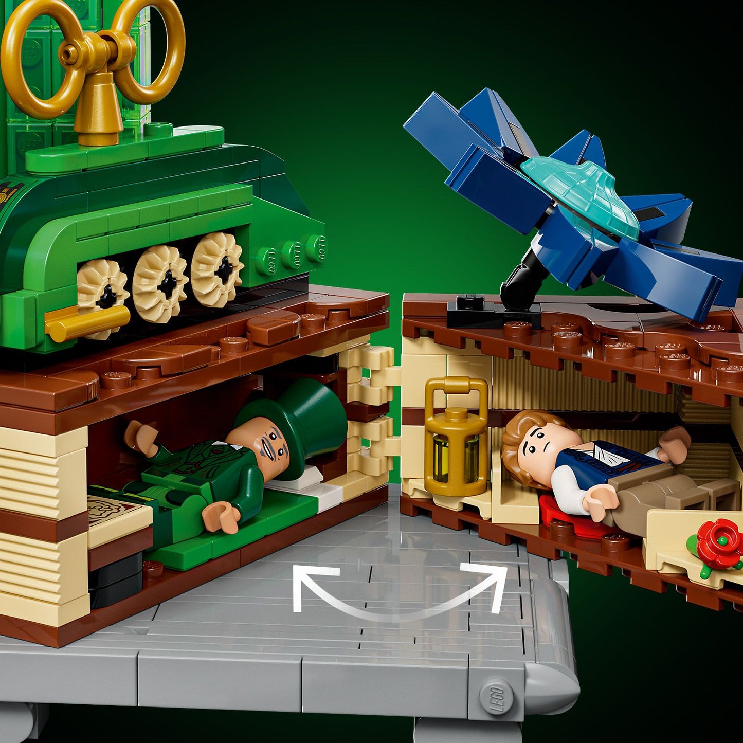 LEGO® Wicked Glinda & Elphaba Bookends