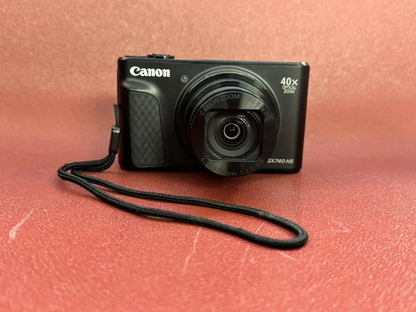 Canon PowerShot SX740 HS Compact Digital Camera Black 64GB Memory Card🍂✨