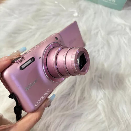 Nikon COOLPIX S6600 Pink 16.0MP Digital Camera used less💜🍇