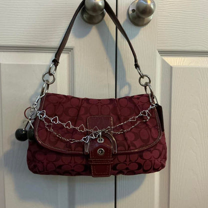Rare Coach burgundy purse