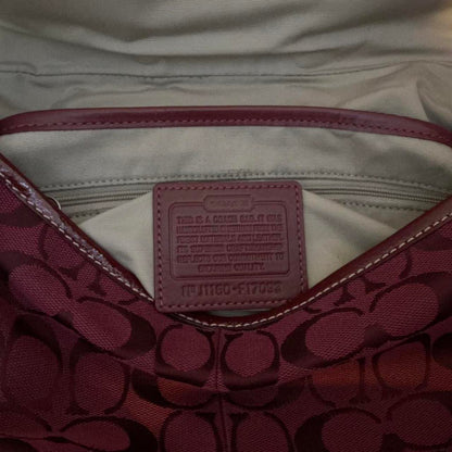 Rare Coach burgundy purse