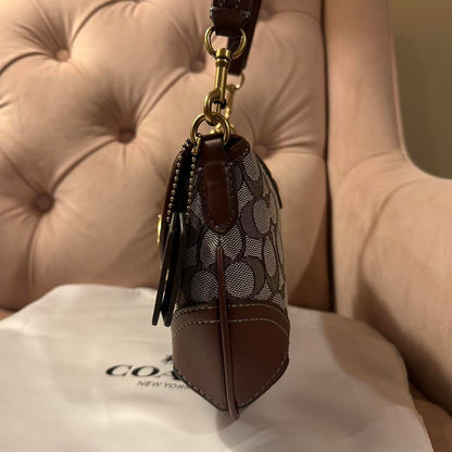 Coach Soho Flap Bag in Signature Canvad with Cherry Charm NEW&nbsp;