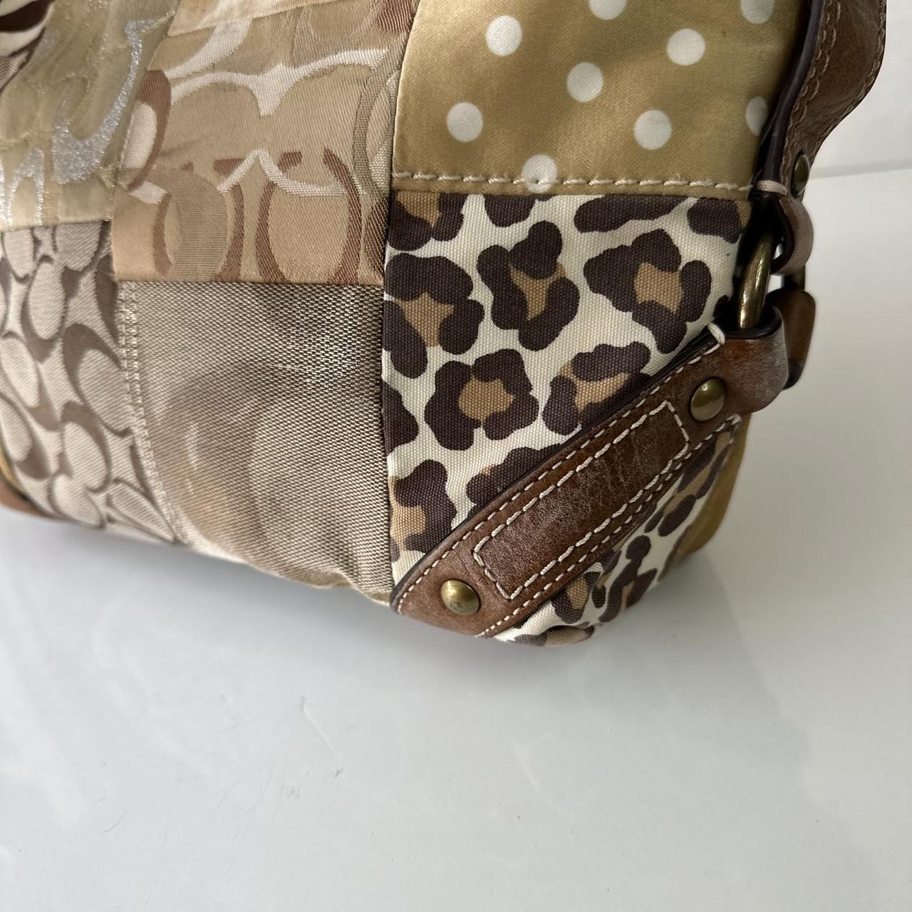 rare Y2K Coach Patchwork Hobo Shoulder Bag