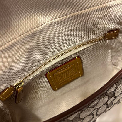 Coach Soho Flap Bag in Signature Canvad with Cherry Charm NEW&nbsp;