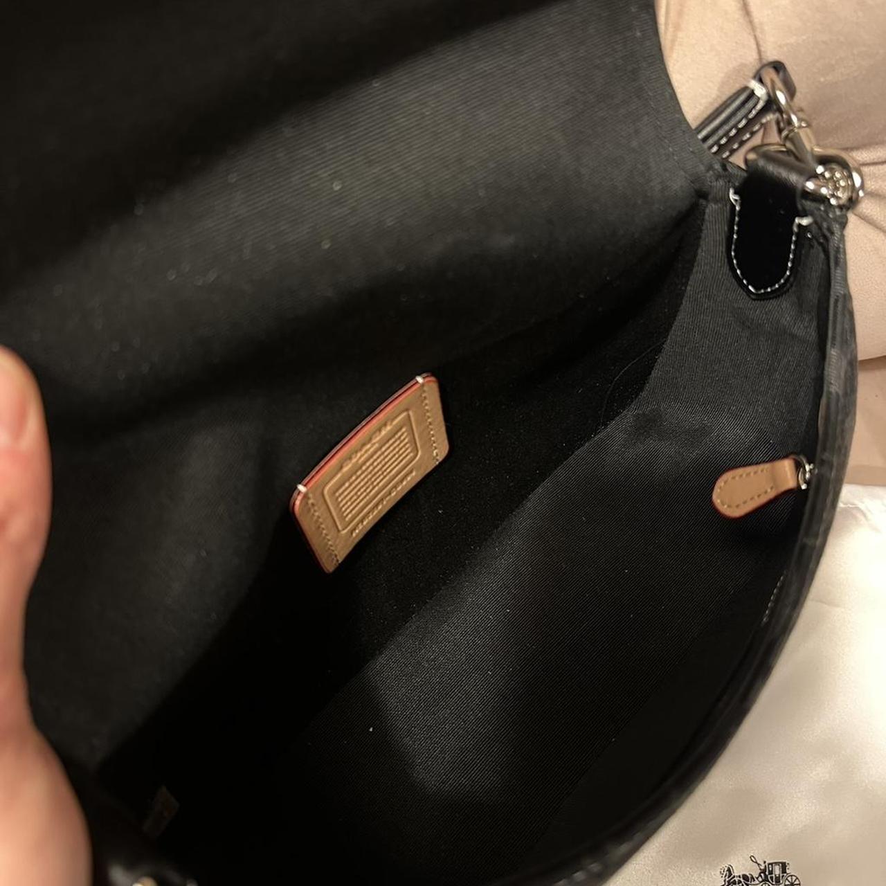 Coach Soft Tabby 26 Signature Denim Canvas Shoulder Bag