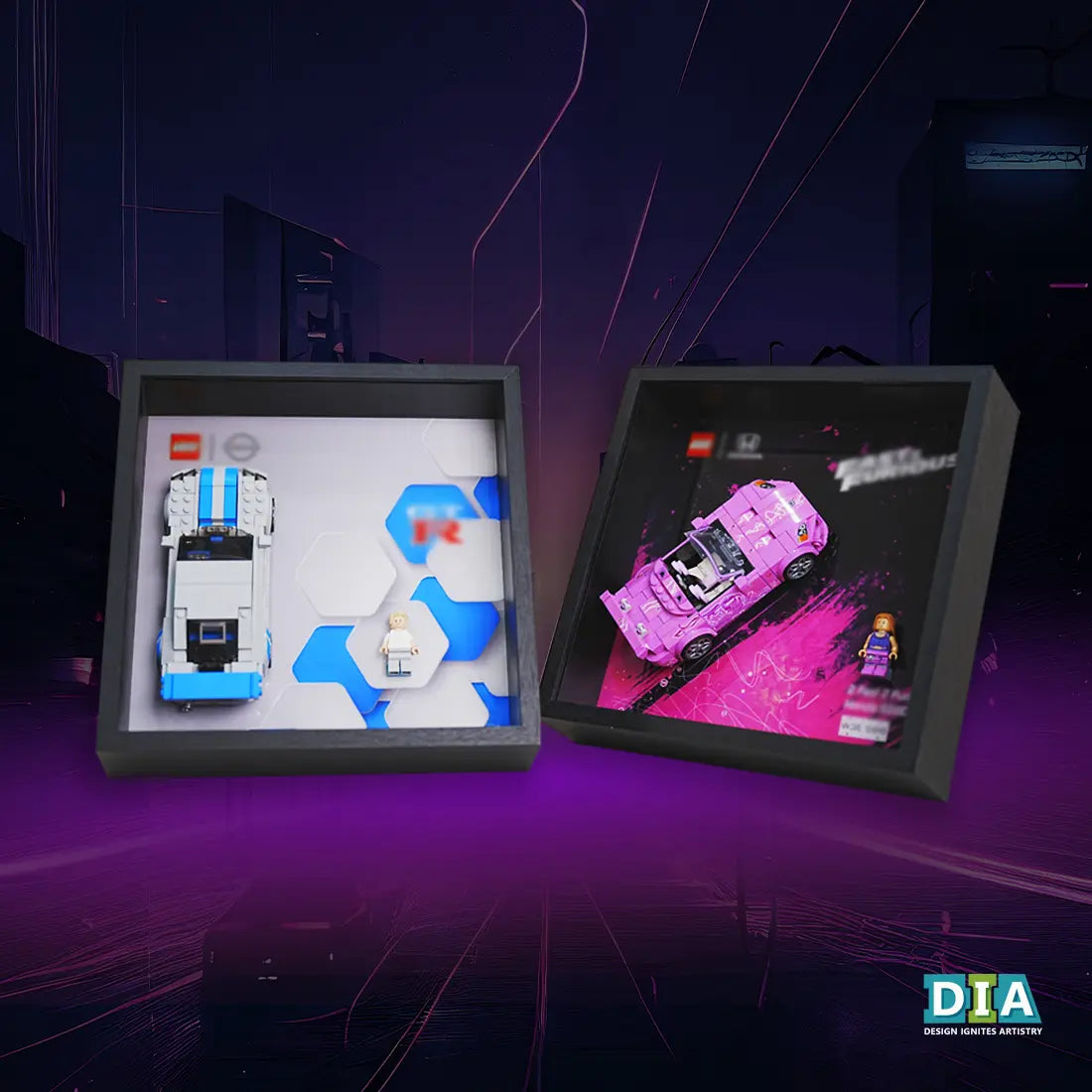 LEGO™ Show Case for Speed 2 Fast 2 Furious