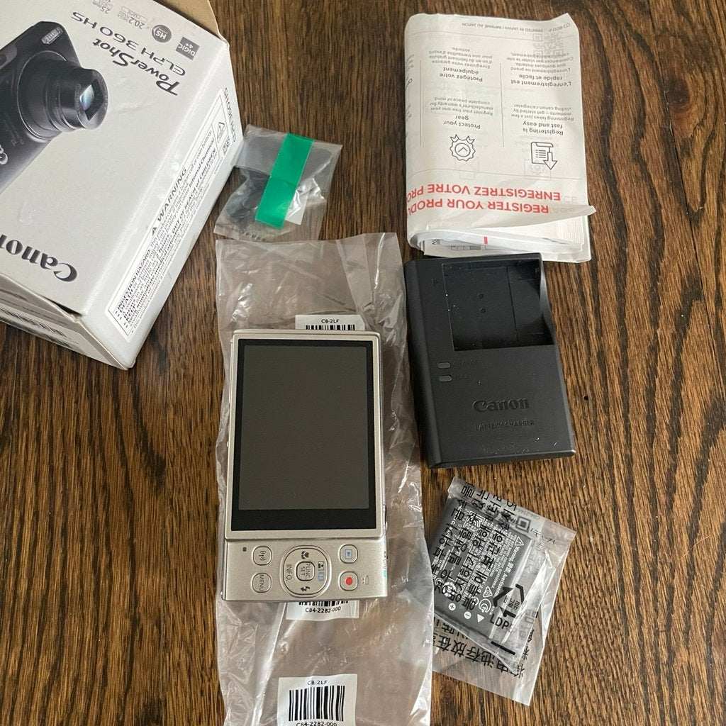 🍇 🎀 Canon PowerShot Elph 360 HS (Silver) 📷