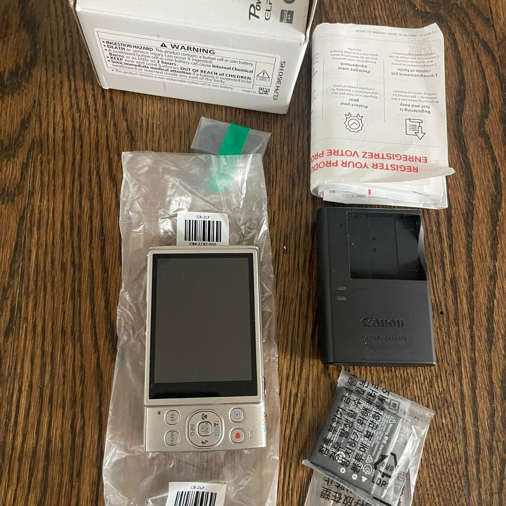 🍇 🎀 Canon PowerShot Elph 360 HS (Silver) 📷