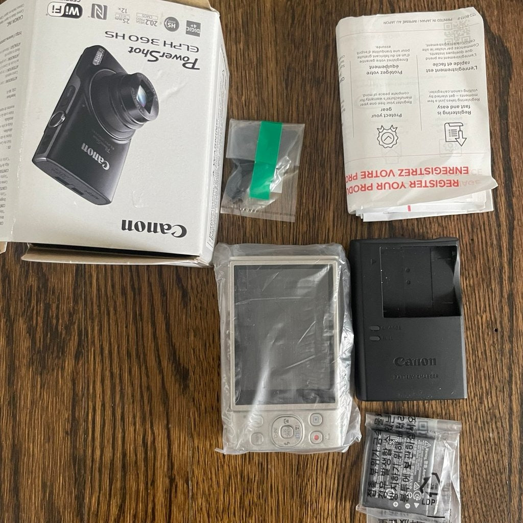 🍇 🎀 Canon PowerShot Elph 360 HS (Silver) 📷