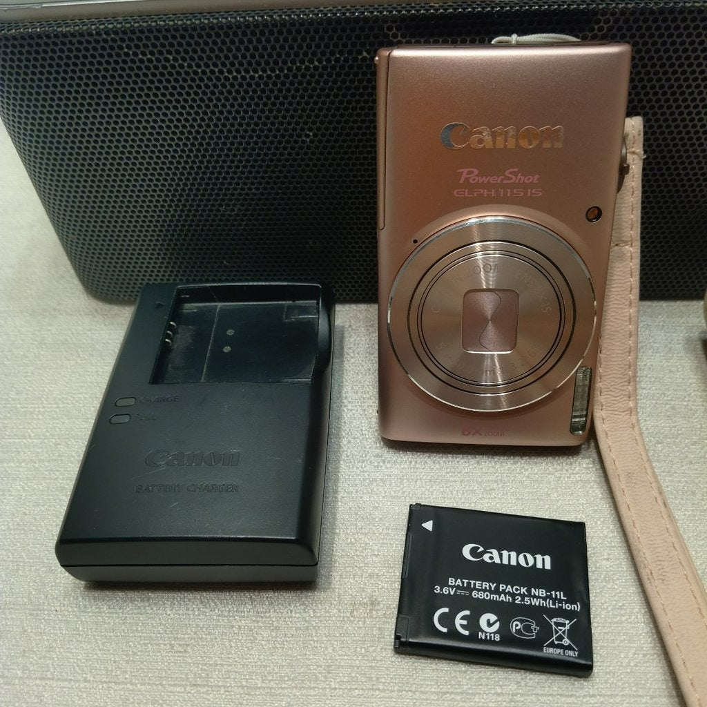 🍇 ₊˚💜 Canon PowerShot ELPH 115 IS Digital Camera 🍥 🎀📷