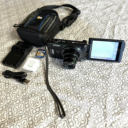 🍇 ₊˚💜 Nikon COOLPIX S6900 16.0MP Digital Camera (Black) with 12x Zoom and Wi-Fi 🍥 🎀📷