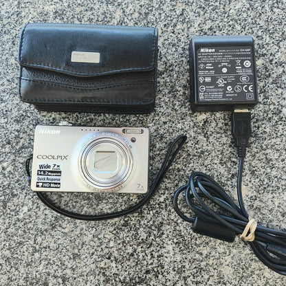 🍇 ₊˚💜 Nikon Coolpix S6000 Digital Camera 🍥 🎀📷
