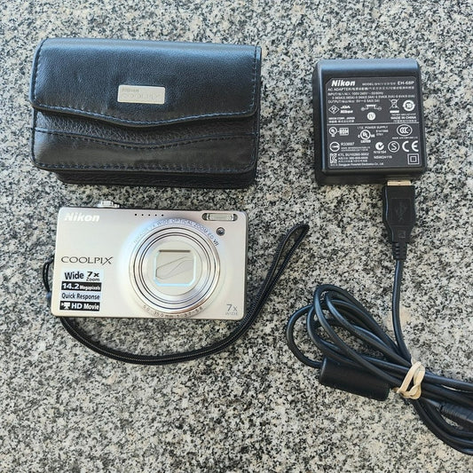 🍇 ₊˚💜 Nikon Coolpix S6000 Digital Camera 🍥 🎀📷