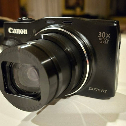 🍇 ₊˚💜 Canon PowerShot SX710 HS 20.3MP Digital Camera Bundle (Black) 🍥 🎀📷