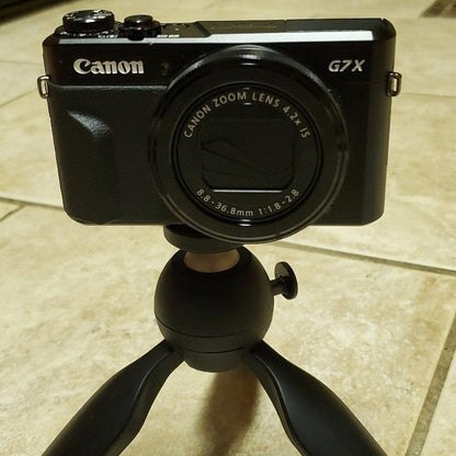 Used 🍥🎀📷 Canon G7X Mark II with Tripod 🍇₊˚💜