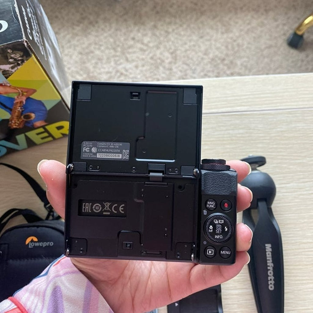 Used 🍇₊˚💜 Canon PowerShot G7X Mark II Digital Camera Video Creator Kit Bundle 🍥🎀📷