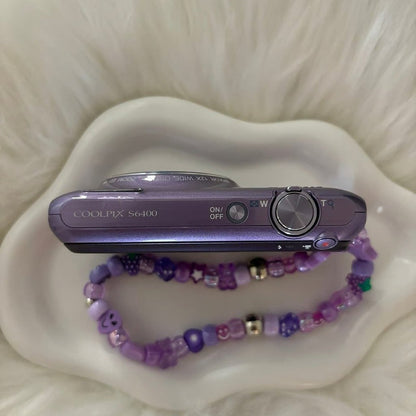 🍇 ₊˚💜 Nikon Coolpix S6400 Digital Camera (RARE Purple, Touchscreen) 🍥 🎀📷