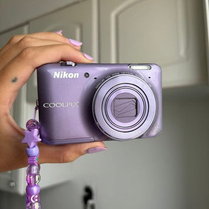 🍇 ₊˚💜 Nikon Coolpix S6400 Digital Camera (RARE Purple, Touchscreen) 🍥 🎀📷