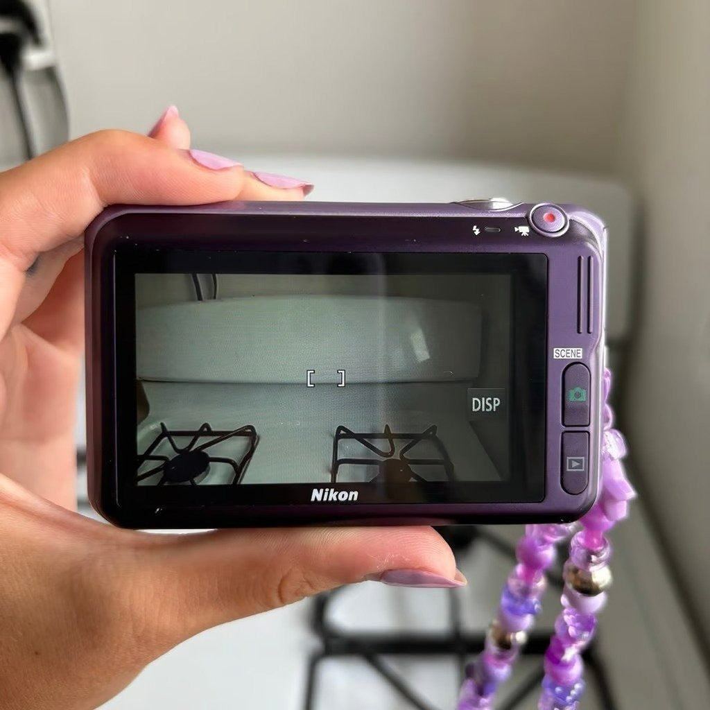 🍇 ₊˚💜 Nikon Coolpix S6400 Digital Camera (RARE Purple, Touchscreen) 🍥 🎀📷
