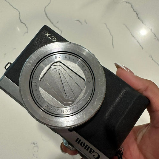 Used 🍇₊˚💜 Canon PowerShot G7X Mark III - 20.1MP Point & Shoot Digital Camera (Silver) 🍥🎀📷