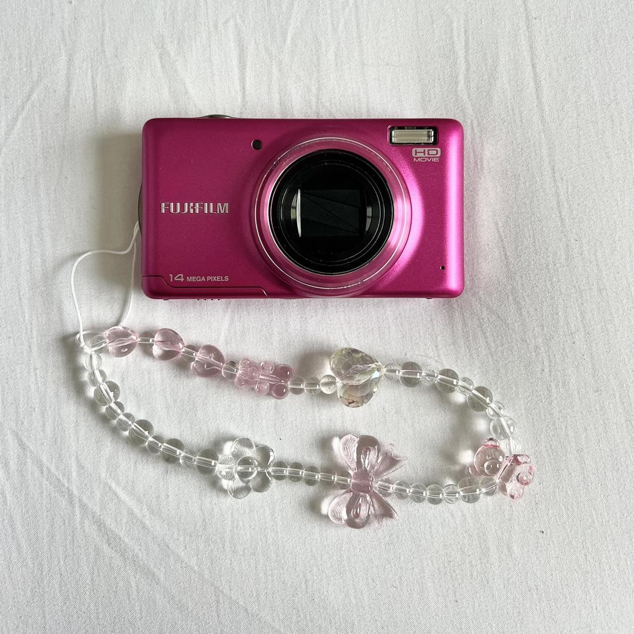 Used  FujiFilm Vintage Finepix T350 14MP Pink Digital Camera