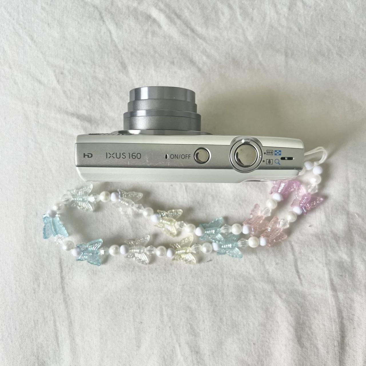 Used Vintage Canon Ixus 160 20MP White Digital Camera