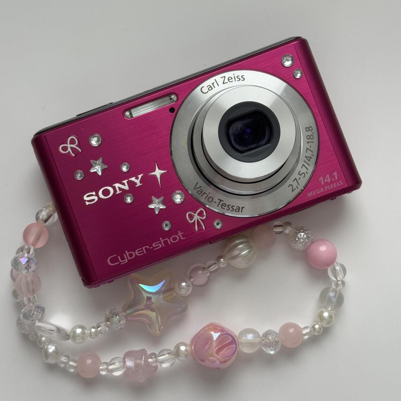 Used Sony CyberShot W530 🎀 ⊹˚💕 Hot Pink Digital Camera Bundle