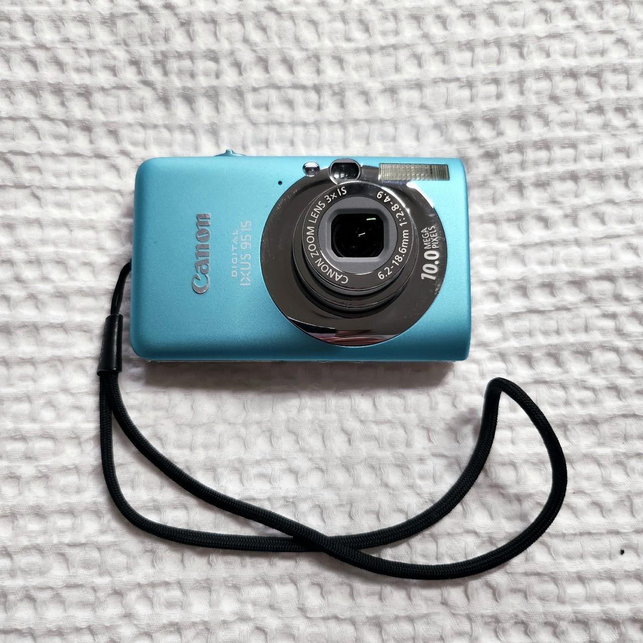 Used Blue Canon Ixus 95 IS Digital Camera - Rare Colour!!