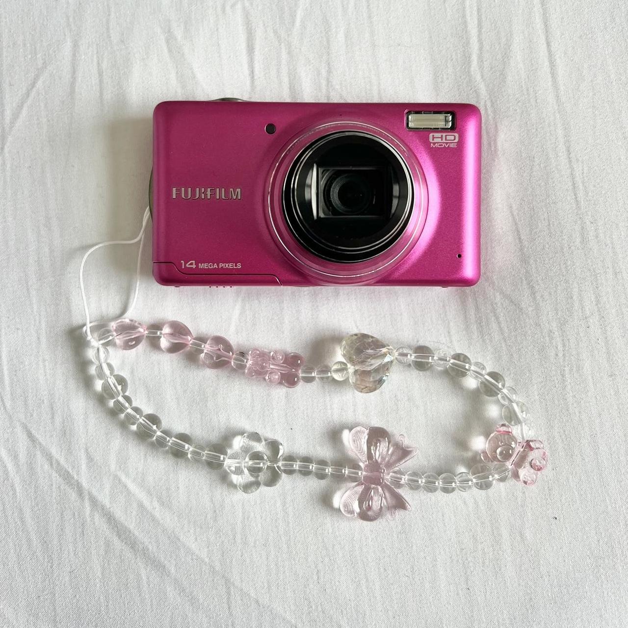 Used  FujiFilm Vintage Finepix T350 14MP Pink Digital Camera