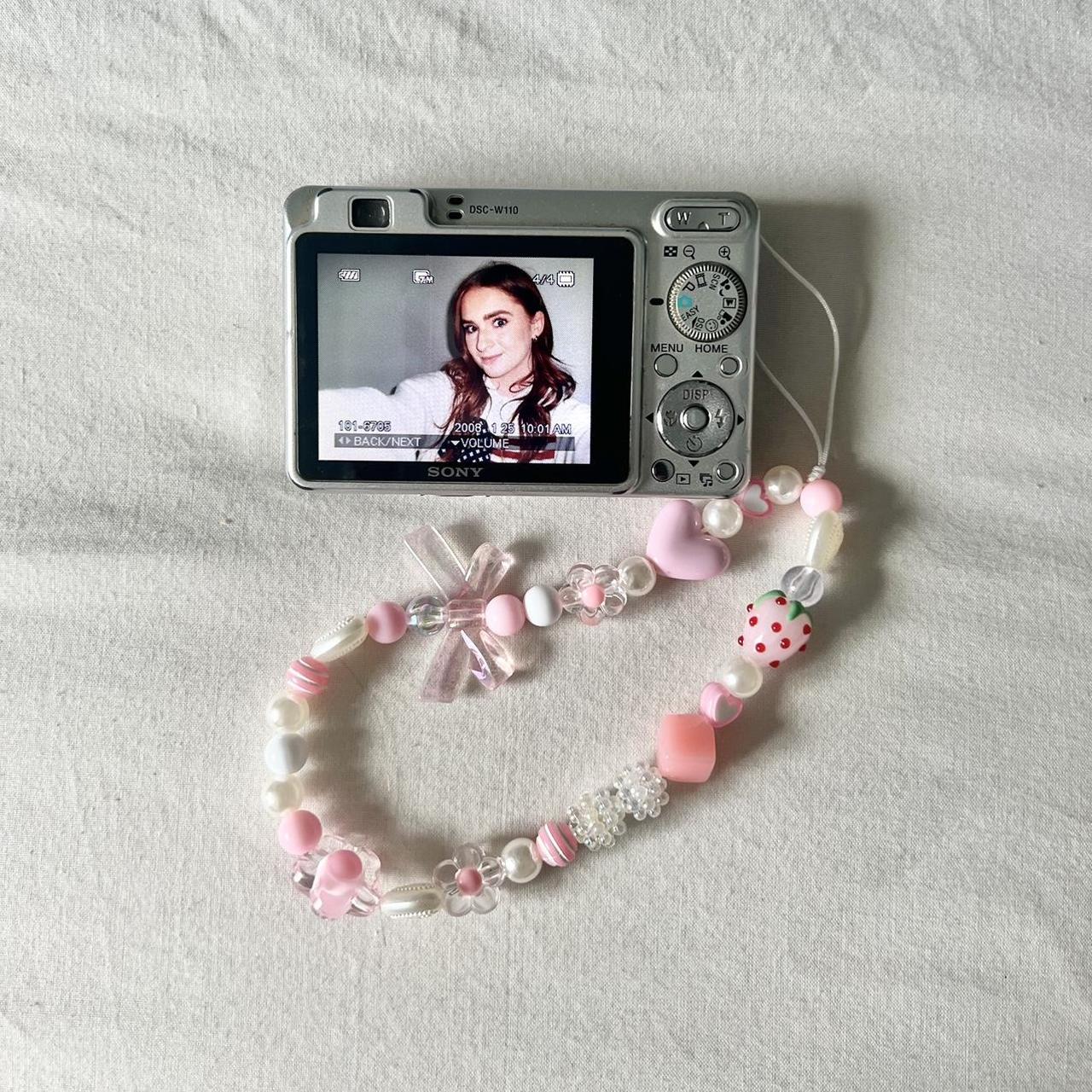 Used Vintage Silver Sony Cybershot DSC-W110 7.2MP Digital Camera