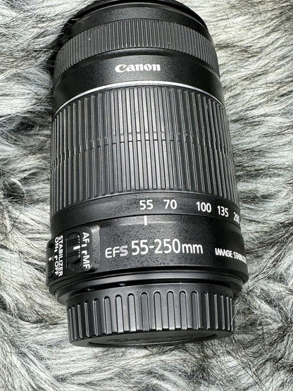 Canon EOS 77D 24.2 MP Digital SLR Camera with EF-S 18-55mm & EF-S 55-250mm Lenses