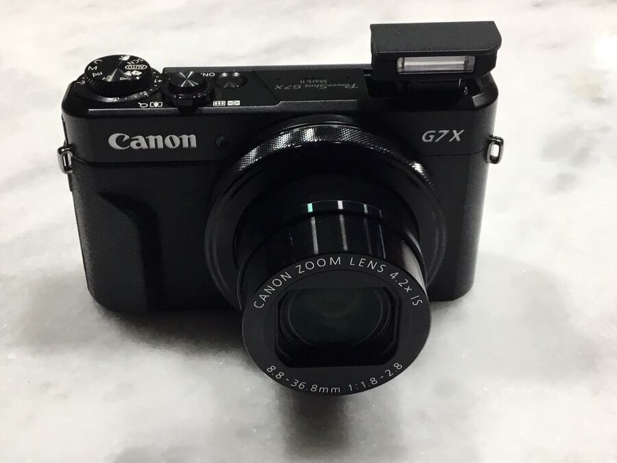 Canon PowerShot G7 X Mark II 20.1 MP Compact Digital Camera - Black