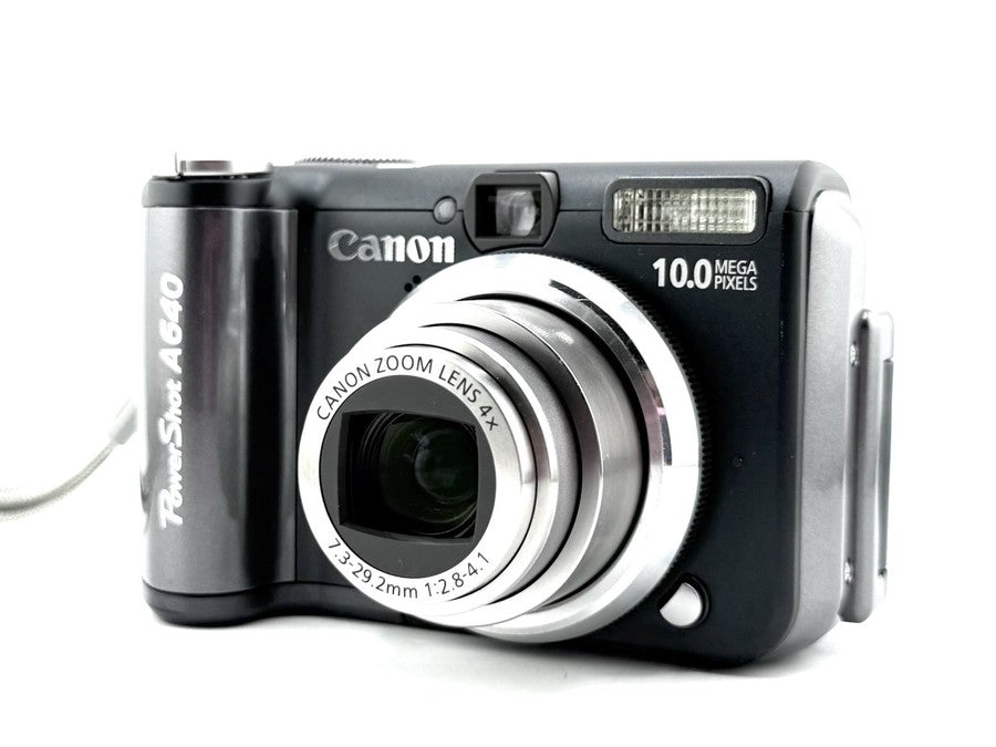 Canon PowerShot A640 Digital Camera Gray 10MP 4x Zoom