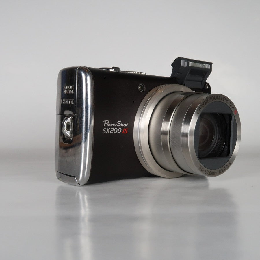 Canon PowerShot SX200 IS 12.1MP 12x Digital Camera Brown