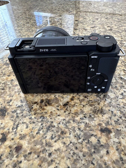 Sony ZV-E10 Mirrorless Camera with 16-50mm Lens (Black)